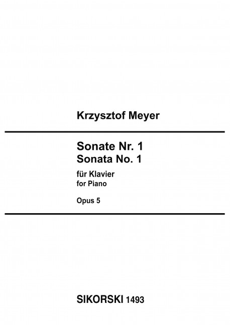 Front Cover Image Sonate Nr. 1 op. 5 