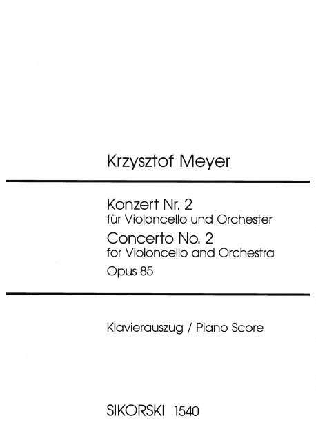 Front Cover Image Konzert Nr. 2 