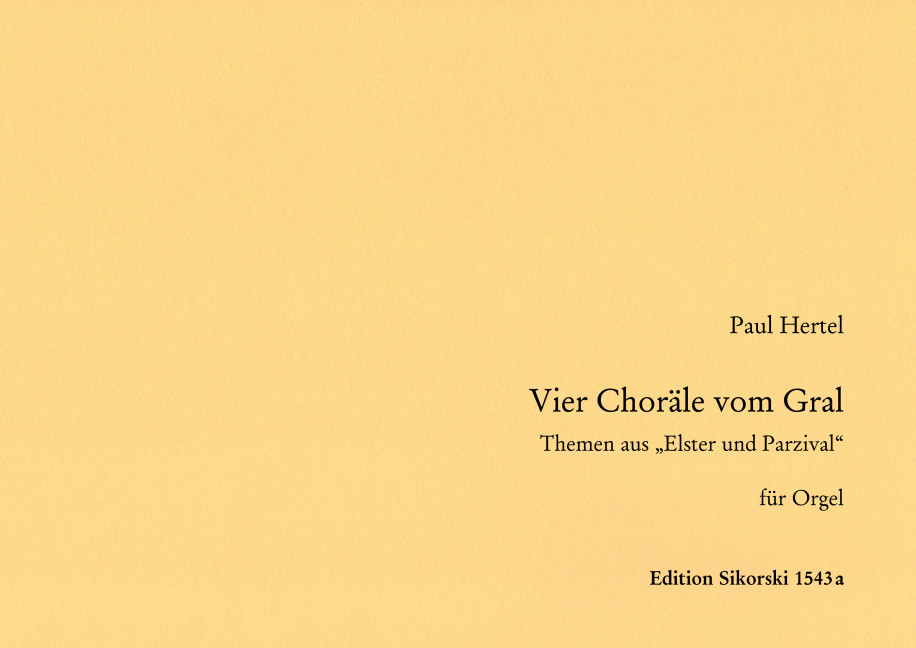 Front Cover Image 4 Choräle vom Gral 