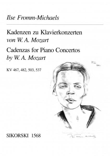 Front Cover Image Kadenzen zu Klavierkonzerten von W. A. Mozart (KV 467/KV 482/KV 503/KV 537) 