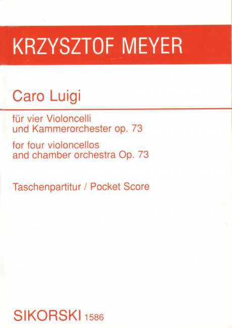 Front Cover Image Caro Luigi op. 73 