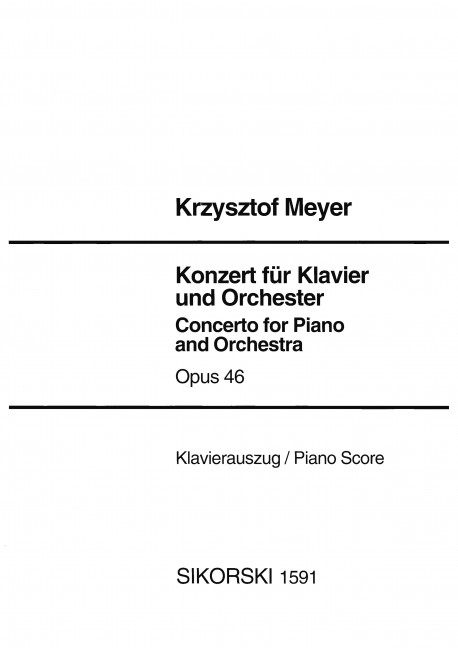 Front Cover Image Konzert op. 46 