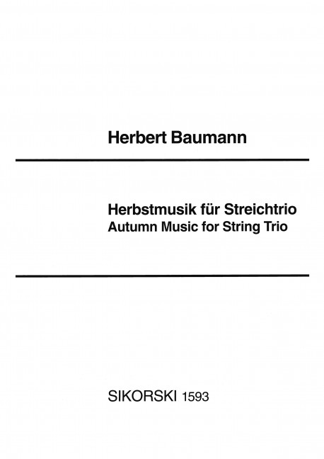 Front Cover Image Herbstmusik 