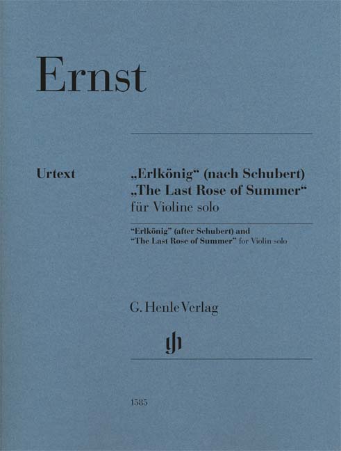 Front Cover Image Erlkönig (nach Eichendorff) The Last Rose of Summer für Violine solo