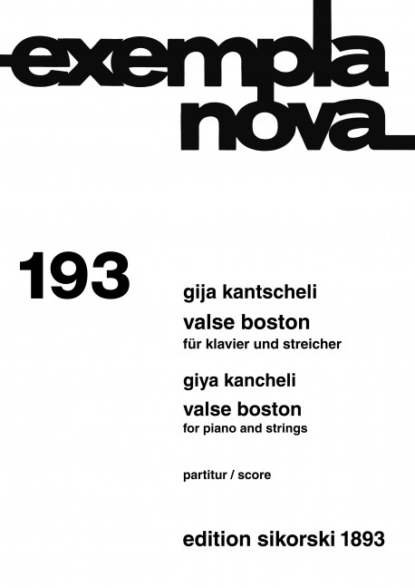 Front Cover Image Valse Boston 