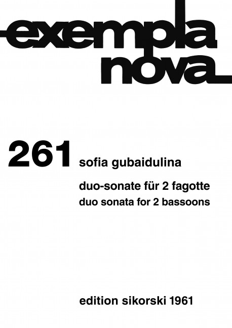 Front Cover Image Duo-Sonate 