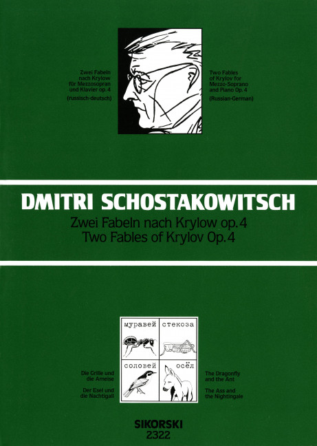 Front Cover Image 2 Fabeln nach Krylow op. 4 