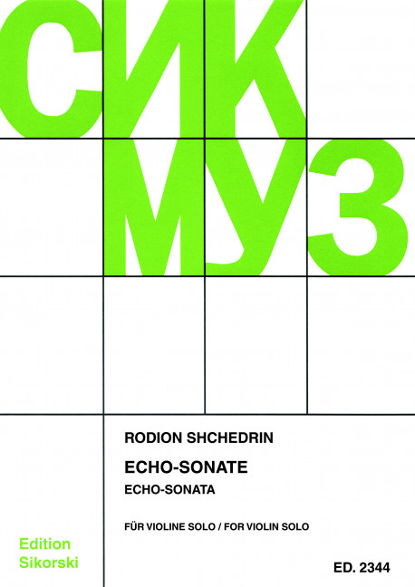 Front Cover Image Echo-Sonate 