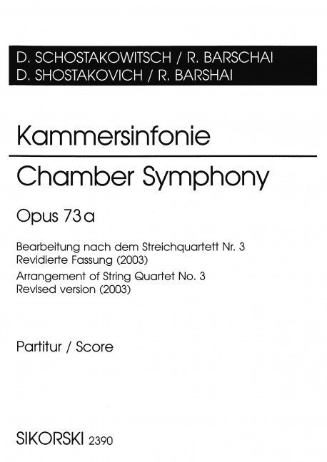 Front Cover Image Kammersinfonie op. 73 a 