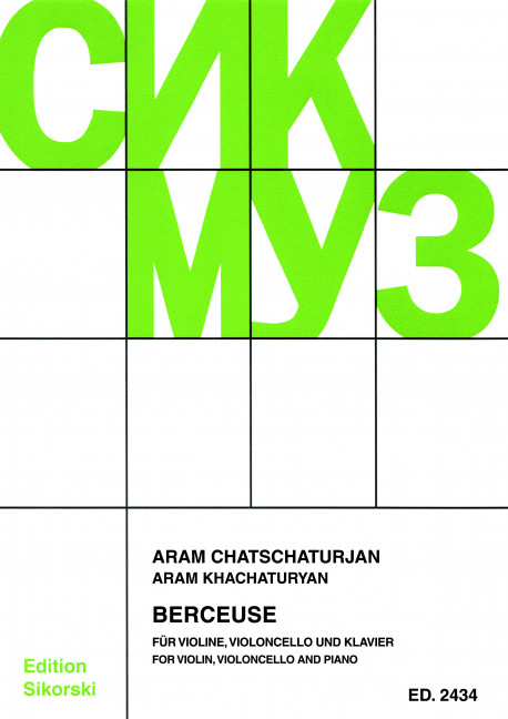 Front Cover Image Berceuse 