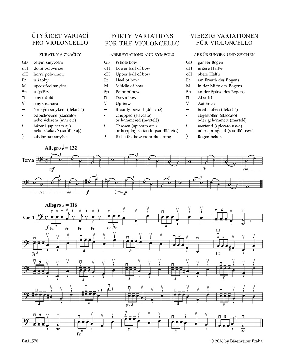 Other Cover Image Vierzig Variationen op. 3
