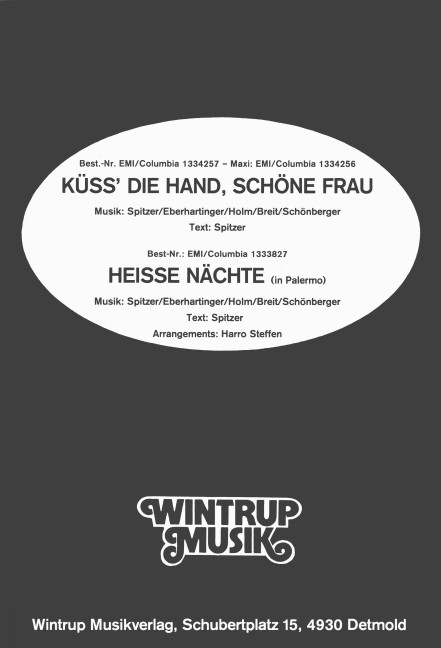 Front Cover Image Küss' die Hand, schöne Frau 
