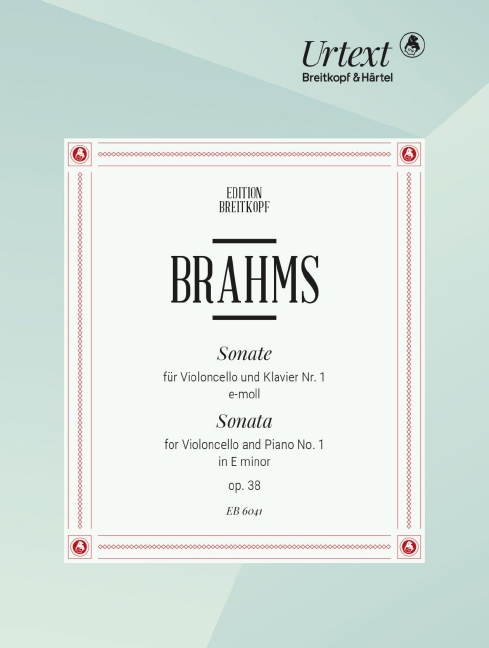 Other Cover Image Sonate Nr. 1 e-moll op. 38