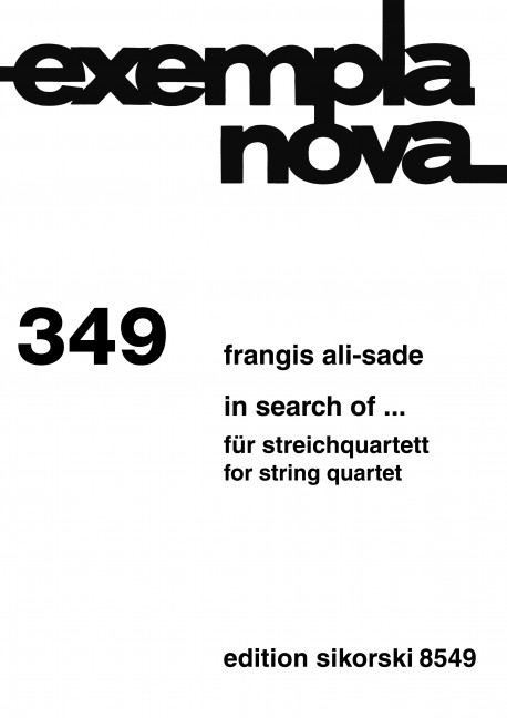 Front Cover Image In Search of ... 