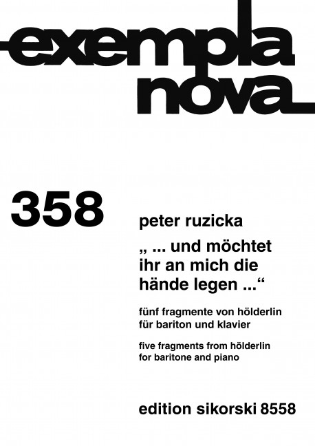 Front Cover Image ... und möchtet ihr an mich die Hände legen 