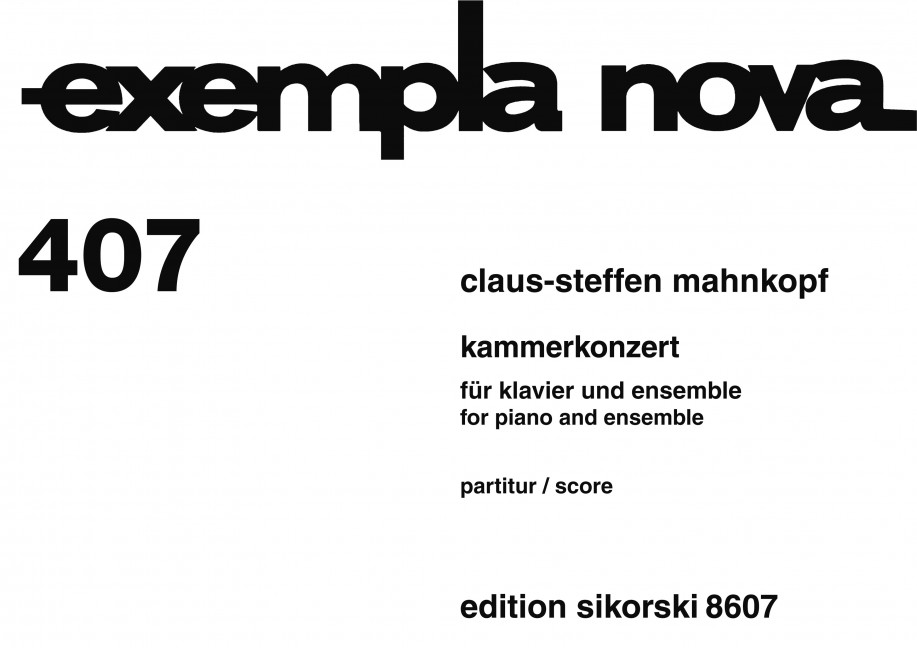 Front Cover Image Kammerkonzert 