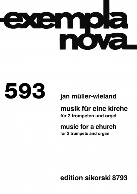 Front Cover Image Musik für eine Kirche 
