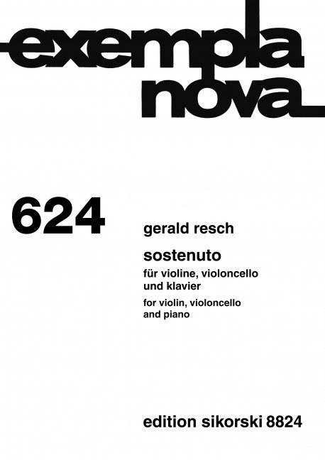 Front Cover Image Sostenuto 