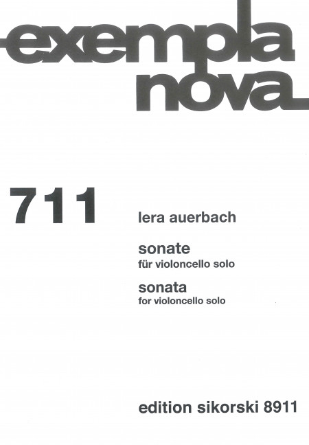 Front Cover Image Sonate für Violoncello 
