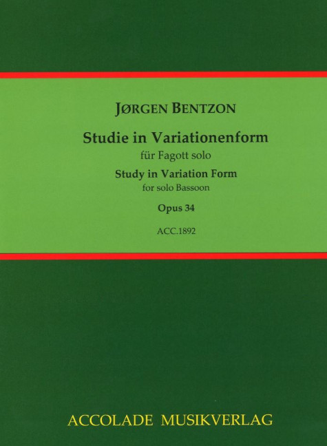 Front Cover Image Studie in Variationenform op. 34 