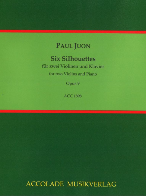 Front Cover Image Six Silhouettes op. 9 