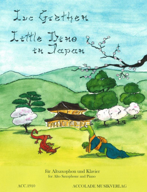 Front Cover Image Little Dino in Japan 