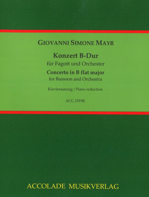 Front Cover Image Konzert B-Dur 