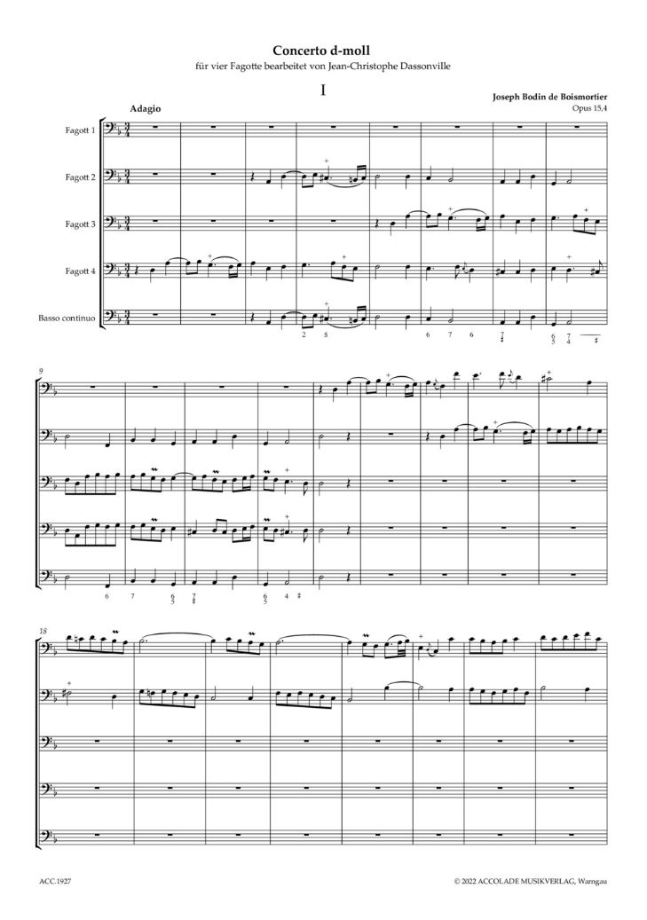 Other Cover Image Konzert d-moll op. 15/4 