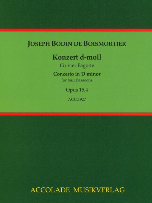 Front Cover Image Konzert d-moll op. 15/4 