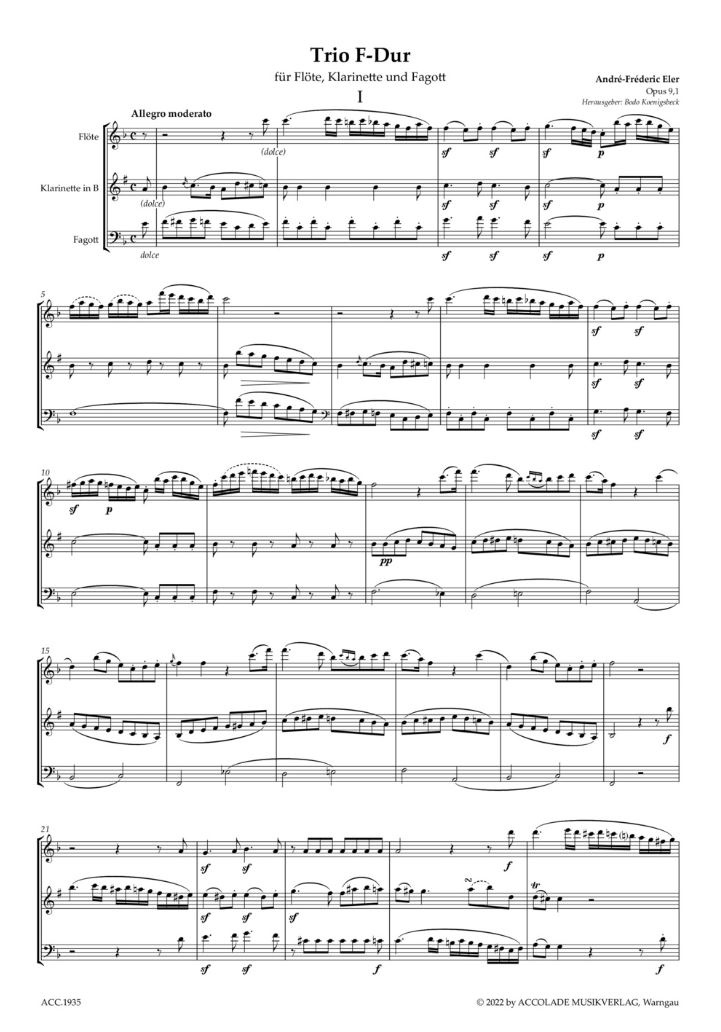 Other Cover Image Trio F-Dur op. 9/1 