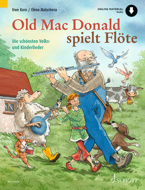 Front Cover Image Old Mac Donald spielt Flöte 