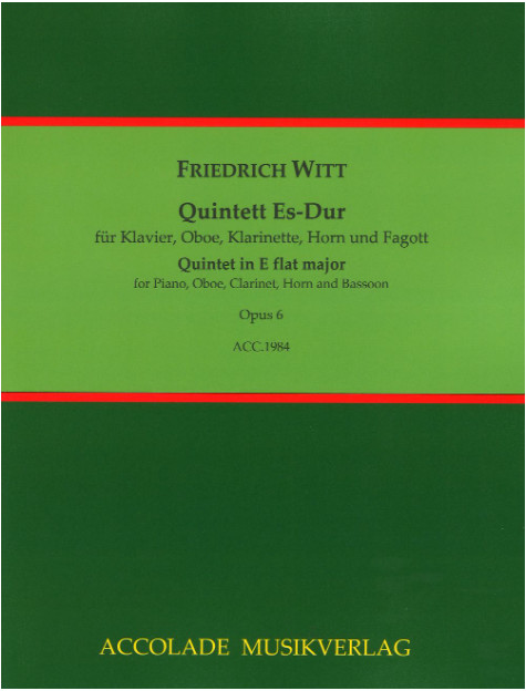 Front Cover Image Quintett Es-Dur Op. 6 