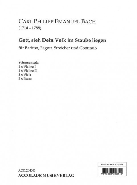 Front Cover Image Gott, sieh dein Volk im Staube liegen 
