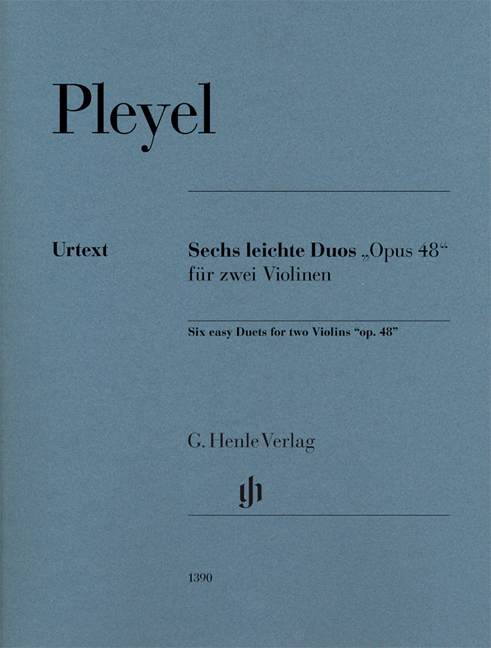 Front Cover Image Sechs leichte Duos op. 48 für zwei Violinen