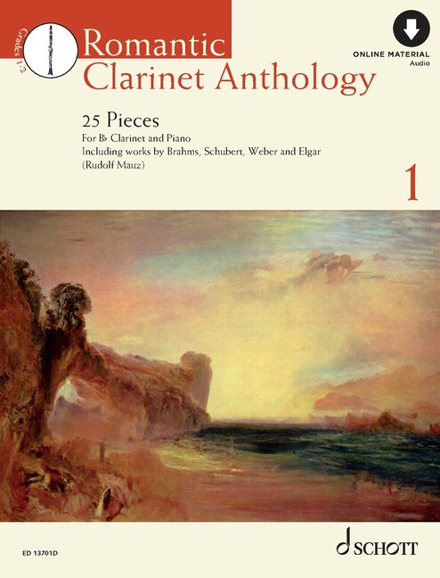 Front Cover Image Romantic Clarinet Anthology Band 1