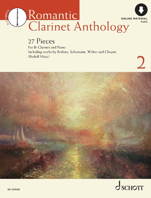 Front Cover Image Romantic Clarinet Anthology Band 2