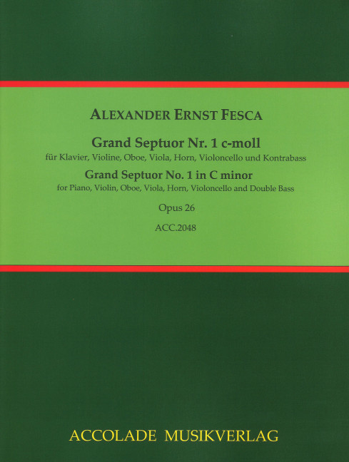 Front Cover Image Grand Septuor Nr. 1 c-moll op. 26 