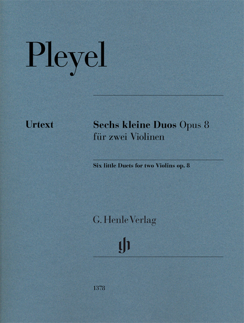 Front Cover Image Sechs kleine Duos op. 8 für zwei Violinen