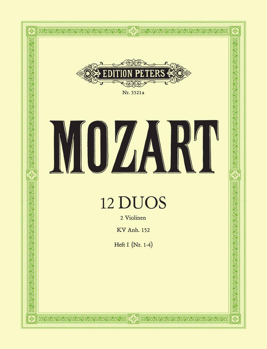 Other Cover Image 12 Duos, Band 1 KV Anh. 152