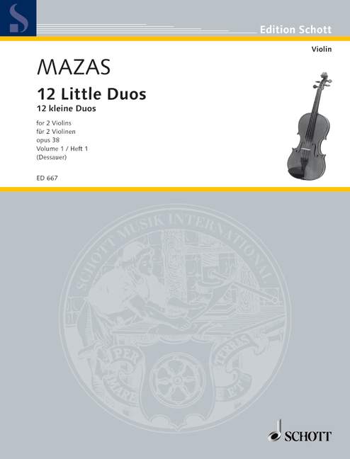Front Cover Image 12 kleine Duos op. 38