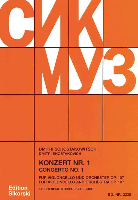 Other Cover Image Konzert für Violoncello und Orchester Nr. 1 op. 107