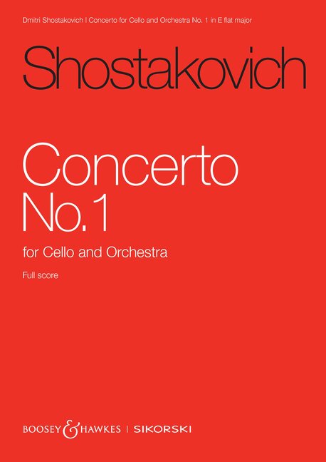 Front Cover Image Konzert für Violoncello und Orchester Nr. 1 op. 107
