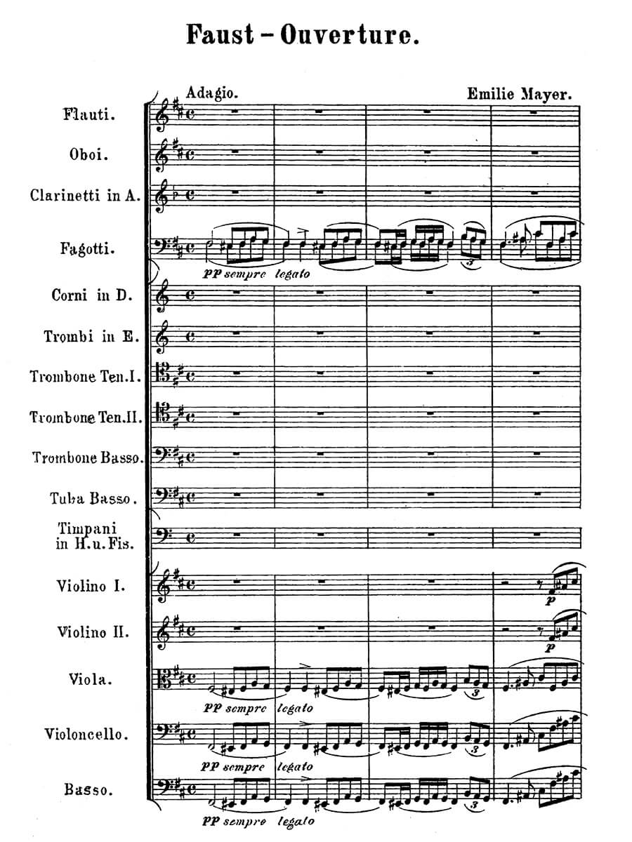 Front Cover Image Faust-Ouvertüre op. 46 für großes Orchester