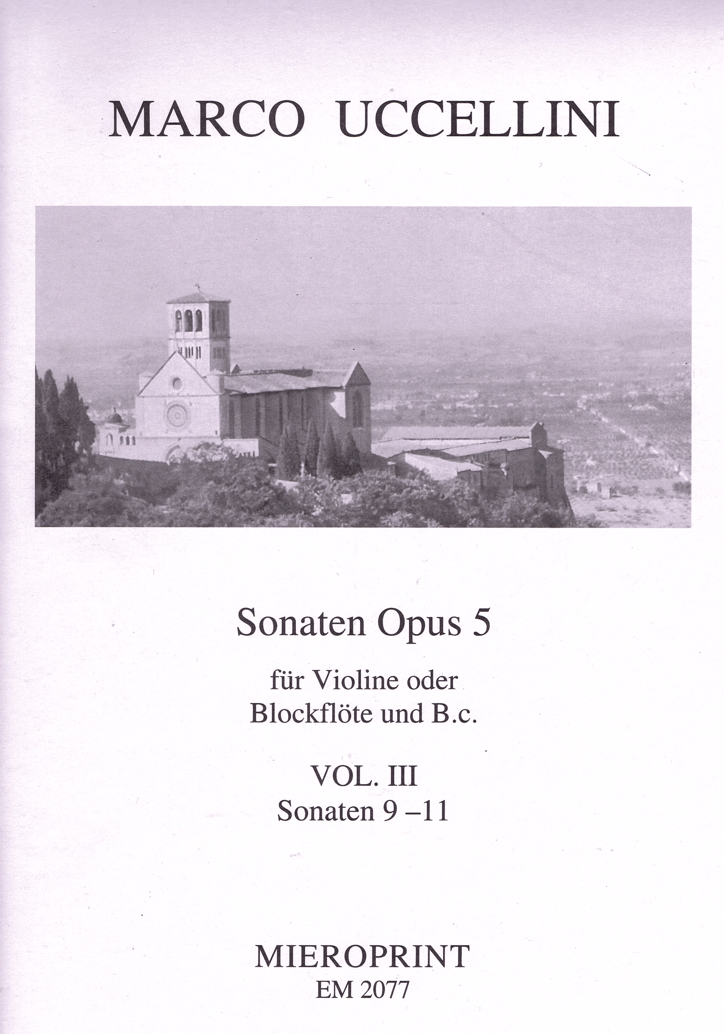 Front Cover Image 13 Sonaten Op. 5 Band 3