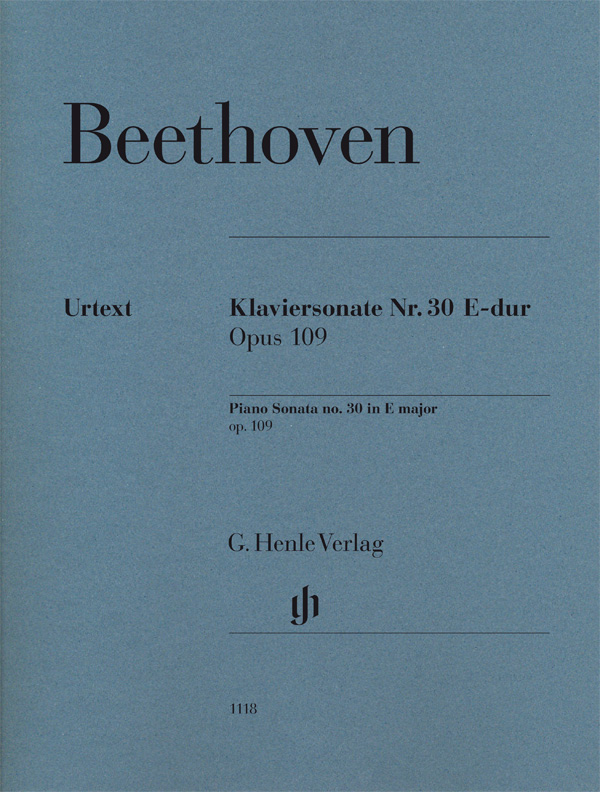 Front Cover Image Klaviersonate Nr. 30 E-dur op. 109
