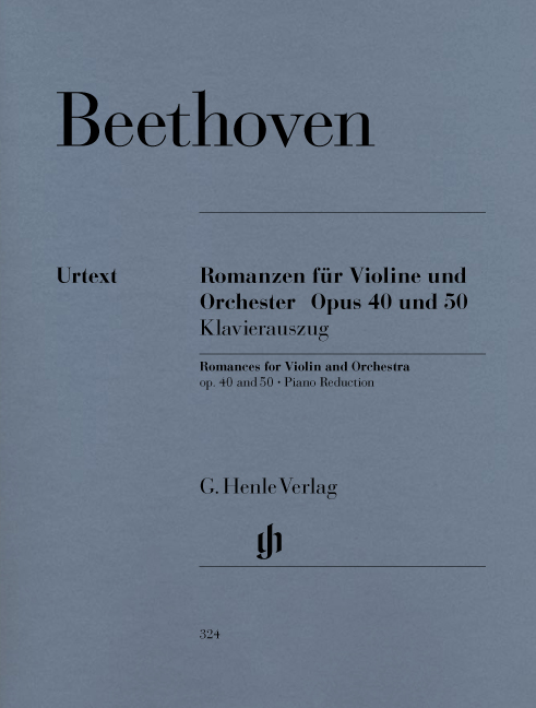 Front Cover Image Romanzen für Violine und Orchester op. 40 und 50