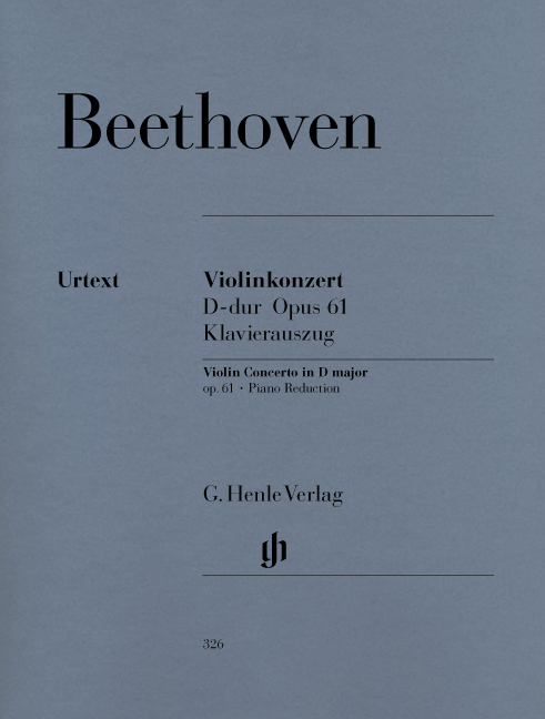 Front Cover Image Violinkonzert D-dur op. 61