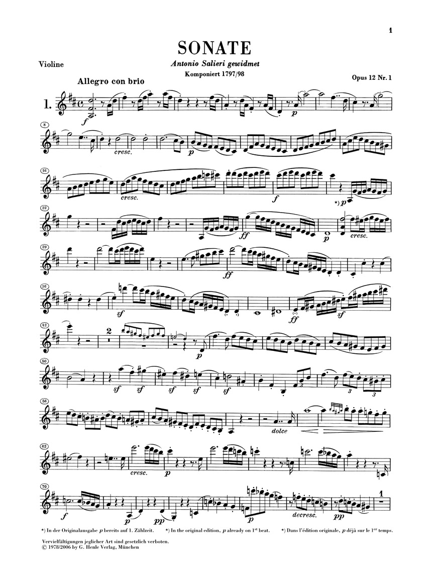 Other Cover Image Sonaten für Violine und Klavier Band 1