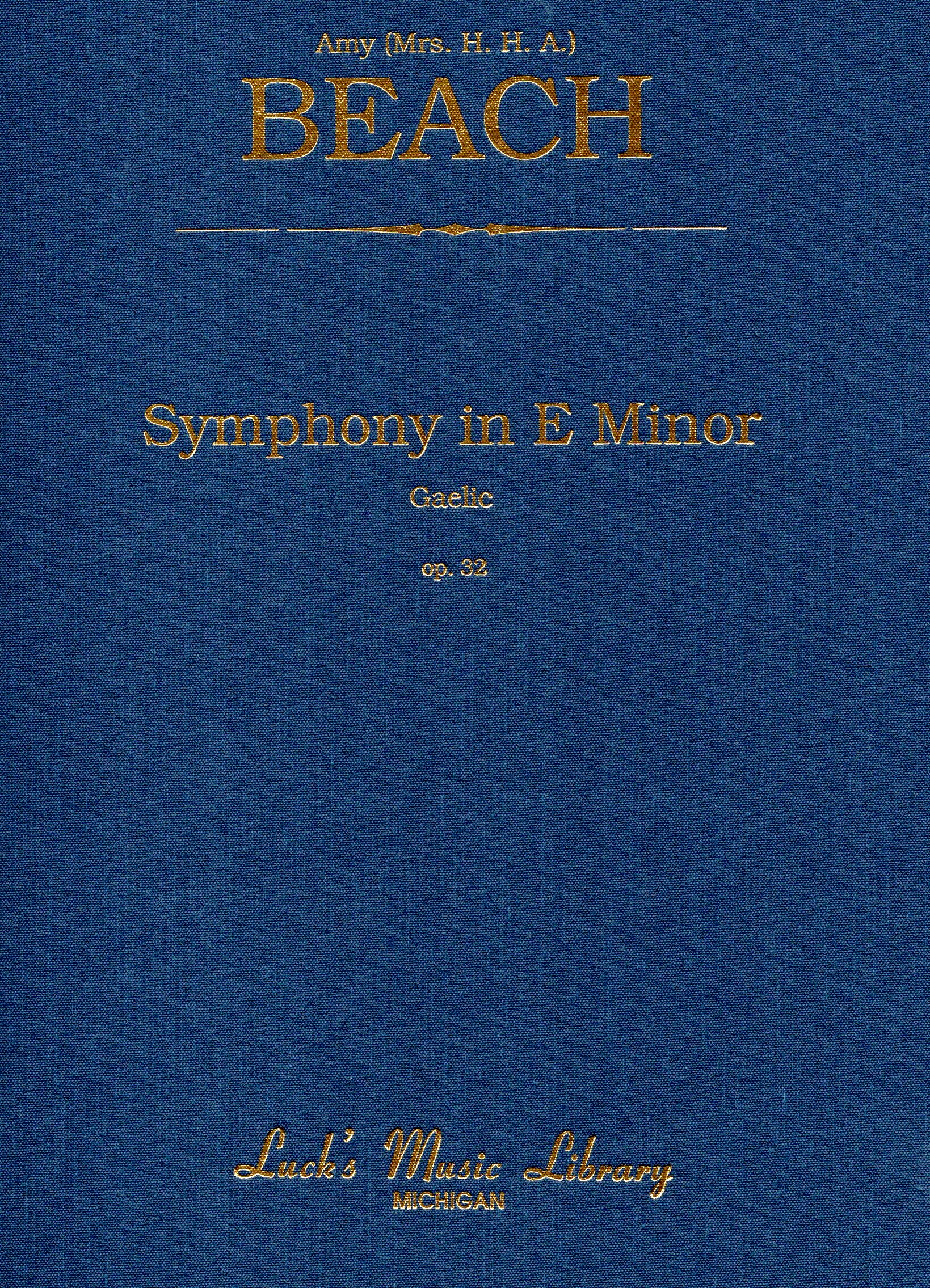 Front Cover Image Symphonie e-Moll op. 32