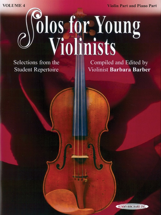 Front Cover Image Solos for Young Violinists, Volume 4